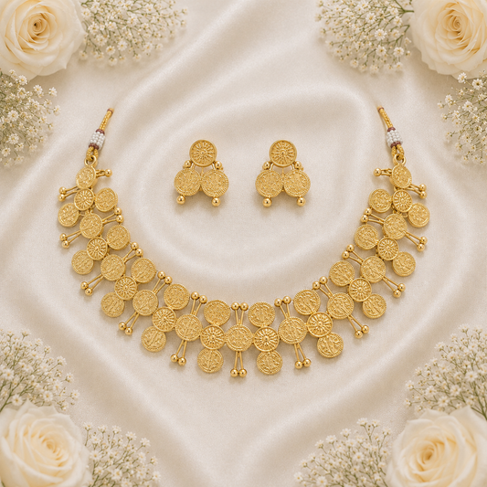 Heritage Coin Charm Necklace Set