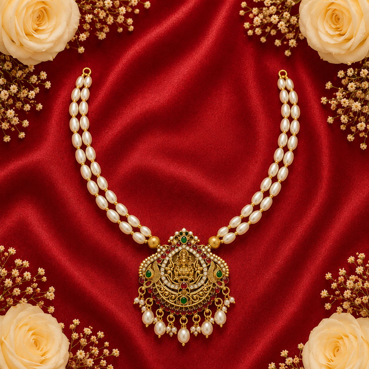 Lakshmi Pearl Heritage Necklace