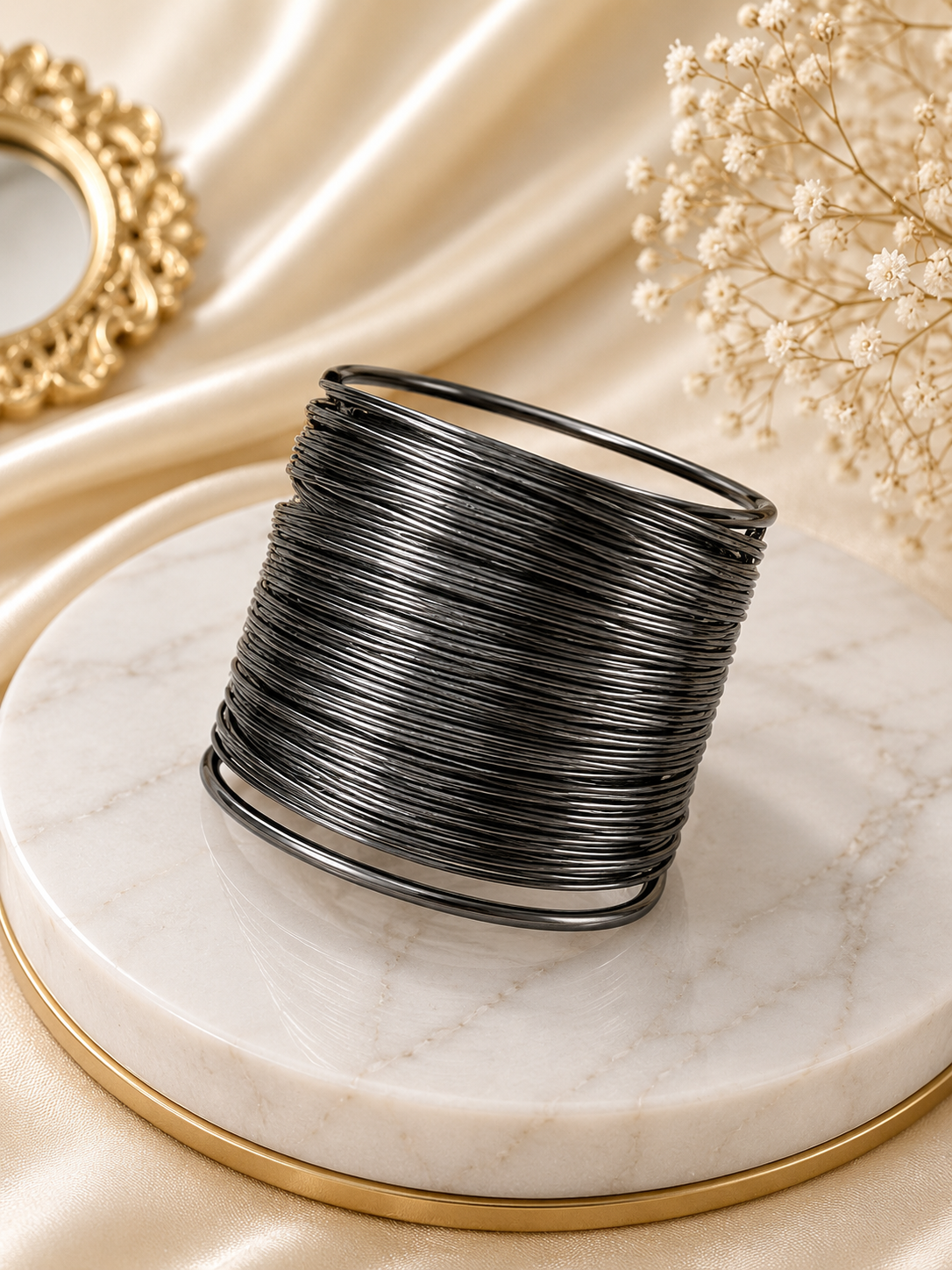 Multi-Layer Wire Bangle Set
