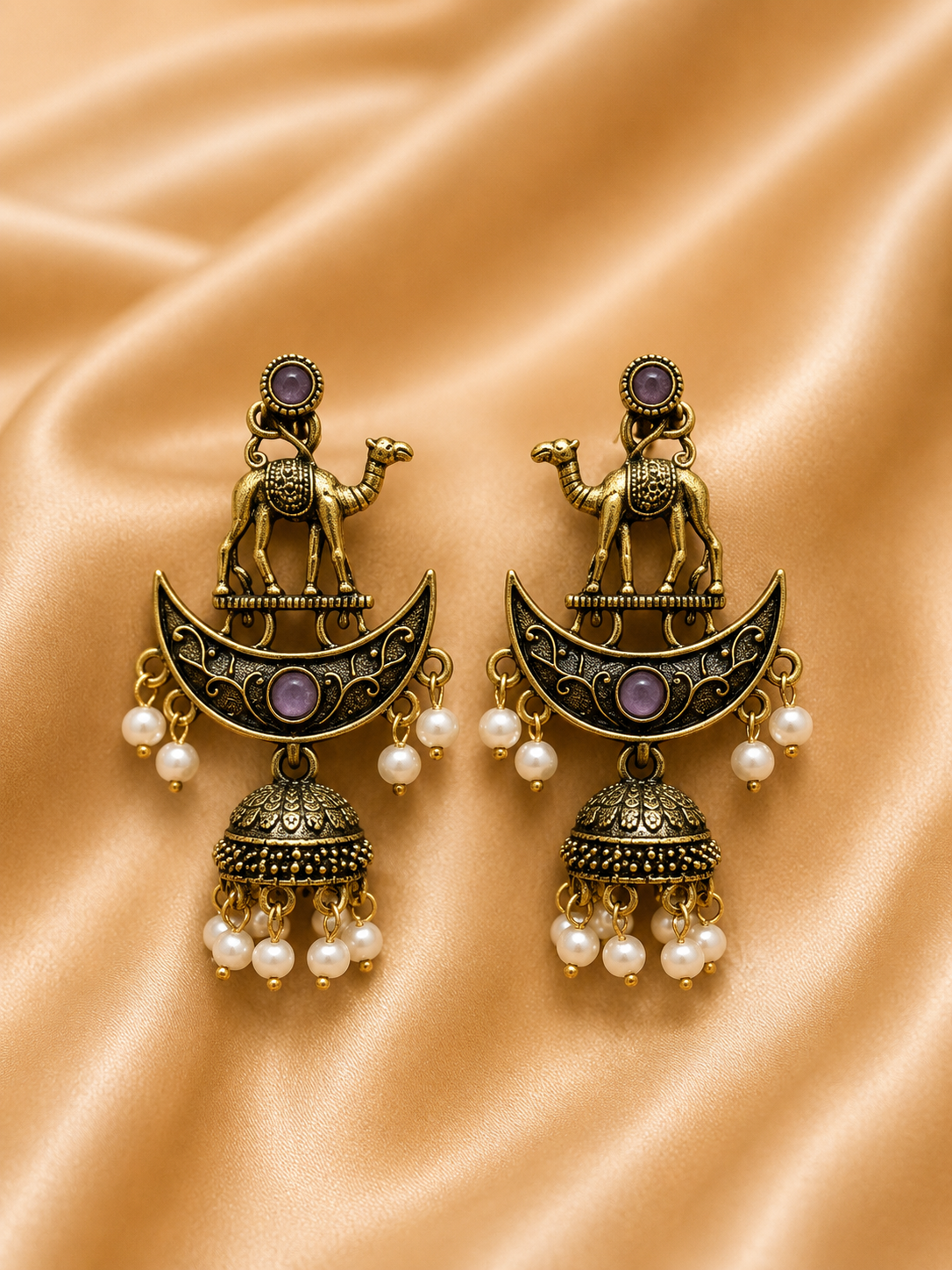 Desert Caravan Antique Jhumka Earrings