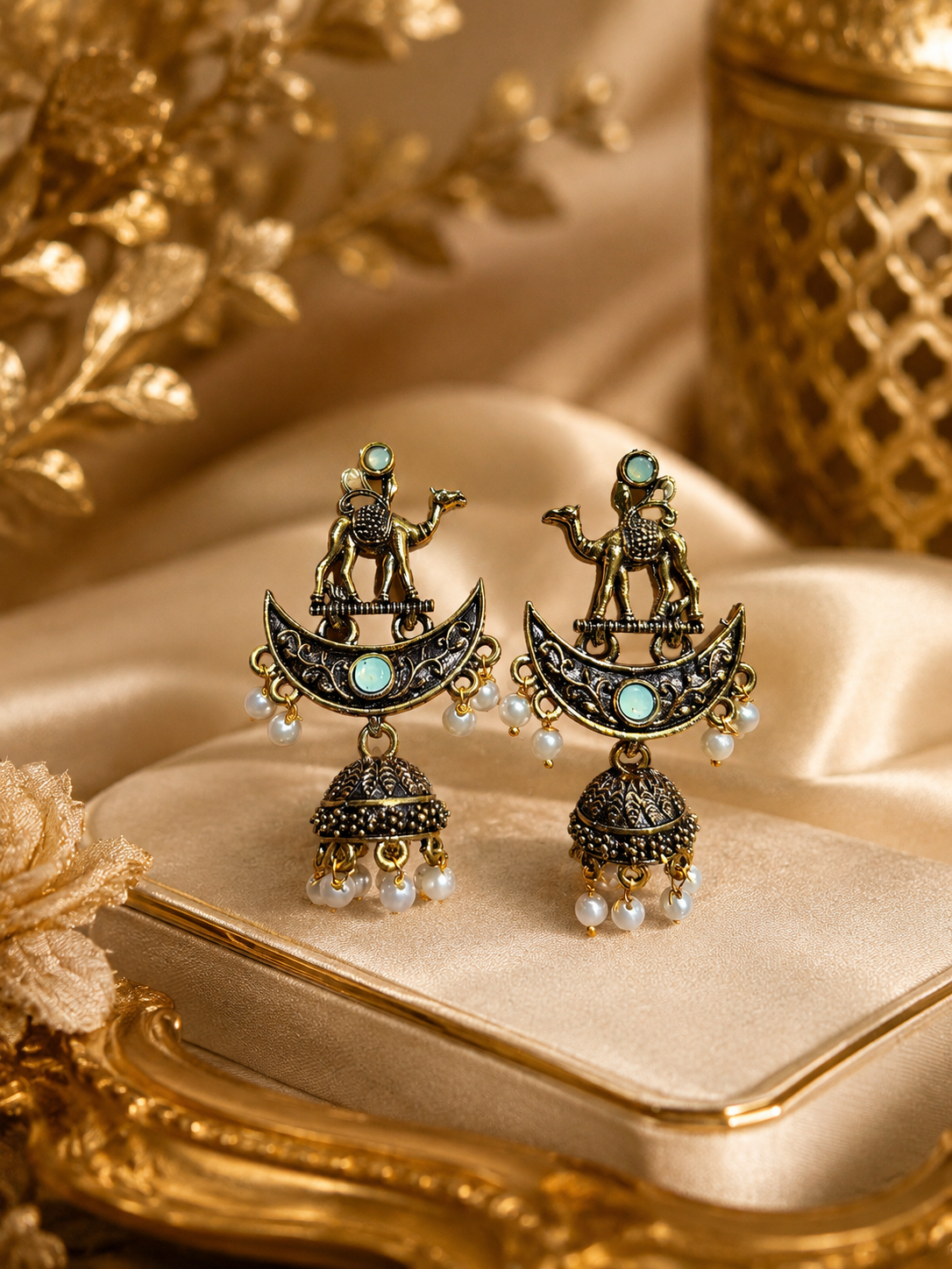Desert Caravan Antique Jhumka Earrings